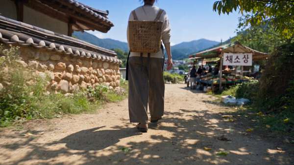 Korean Village Market Vlog