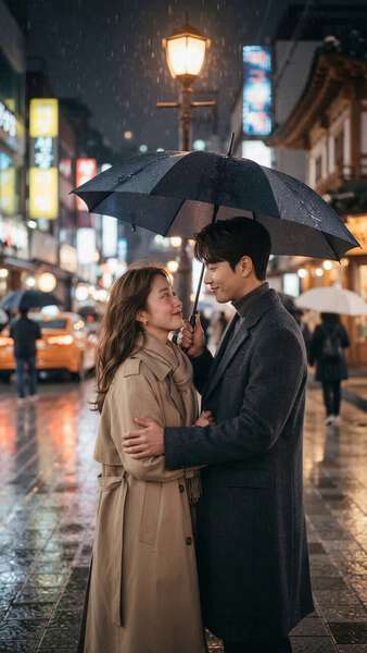 Korean Drama Romance in the Rain — Seedance 2