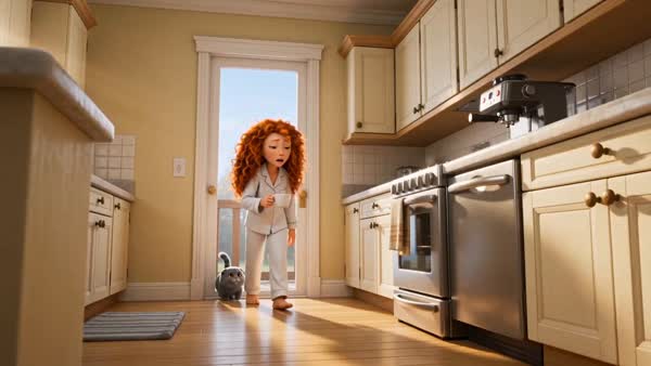 Tiny Paw Wrecks the Kitchen