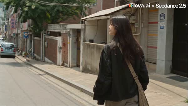 Quiet Seoul Street Afternoon