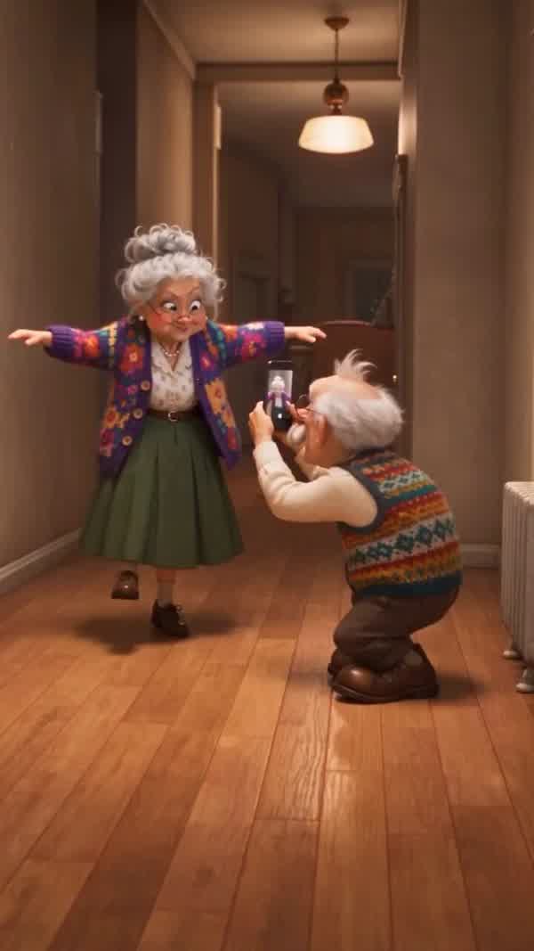 Grandma Dances While Grandpa Films