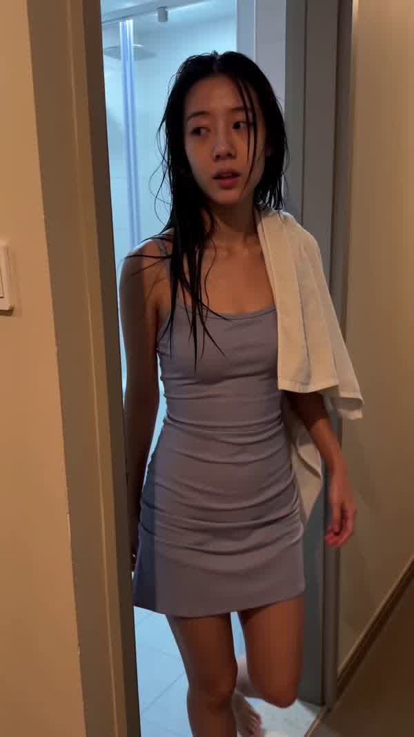 Caught Right After the Shower