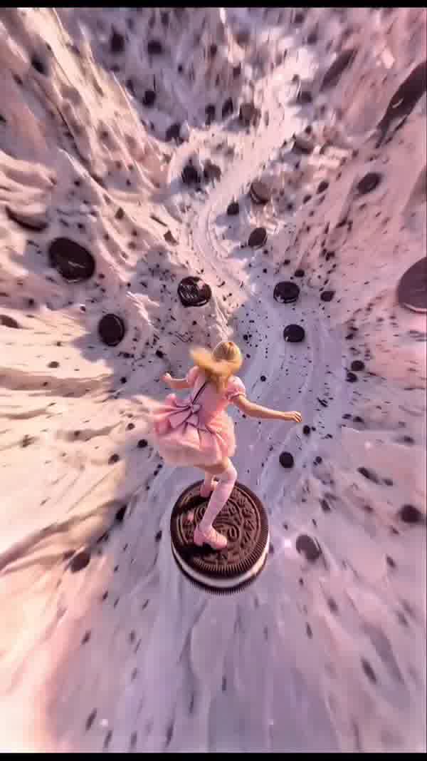 Anime Warrior Hoverboard Ice Ride