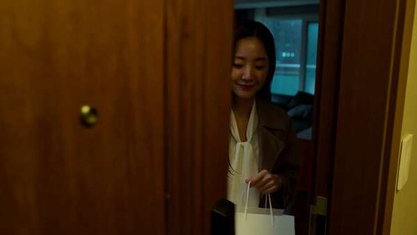 The Gift Bag on the Rainy Floor