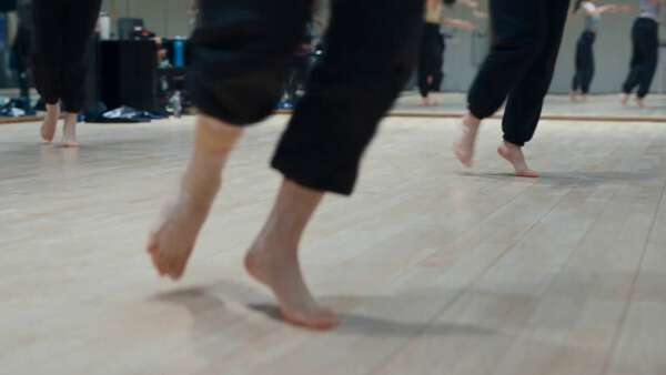 A Dancer's Quiet Moment After Practice