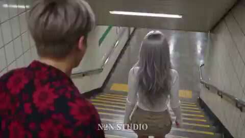 A Silver-Haired Fighter In The Subway