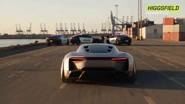 A Supercar Chase Through The Port